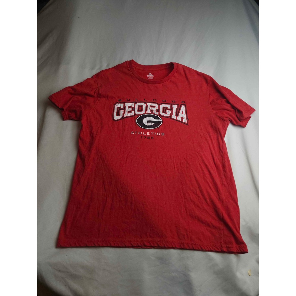 Knights Apparel Georgia Bulldogs Athletics 1785 Red T-Shirt Mens Large UGA Tee